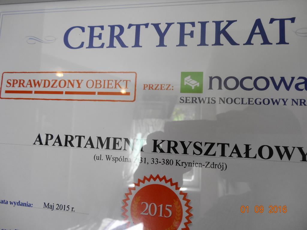 Apartament Krysztalowy Krynica Zdroj Luaran gambar